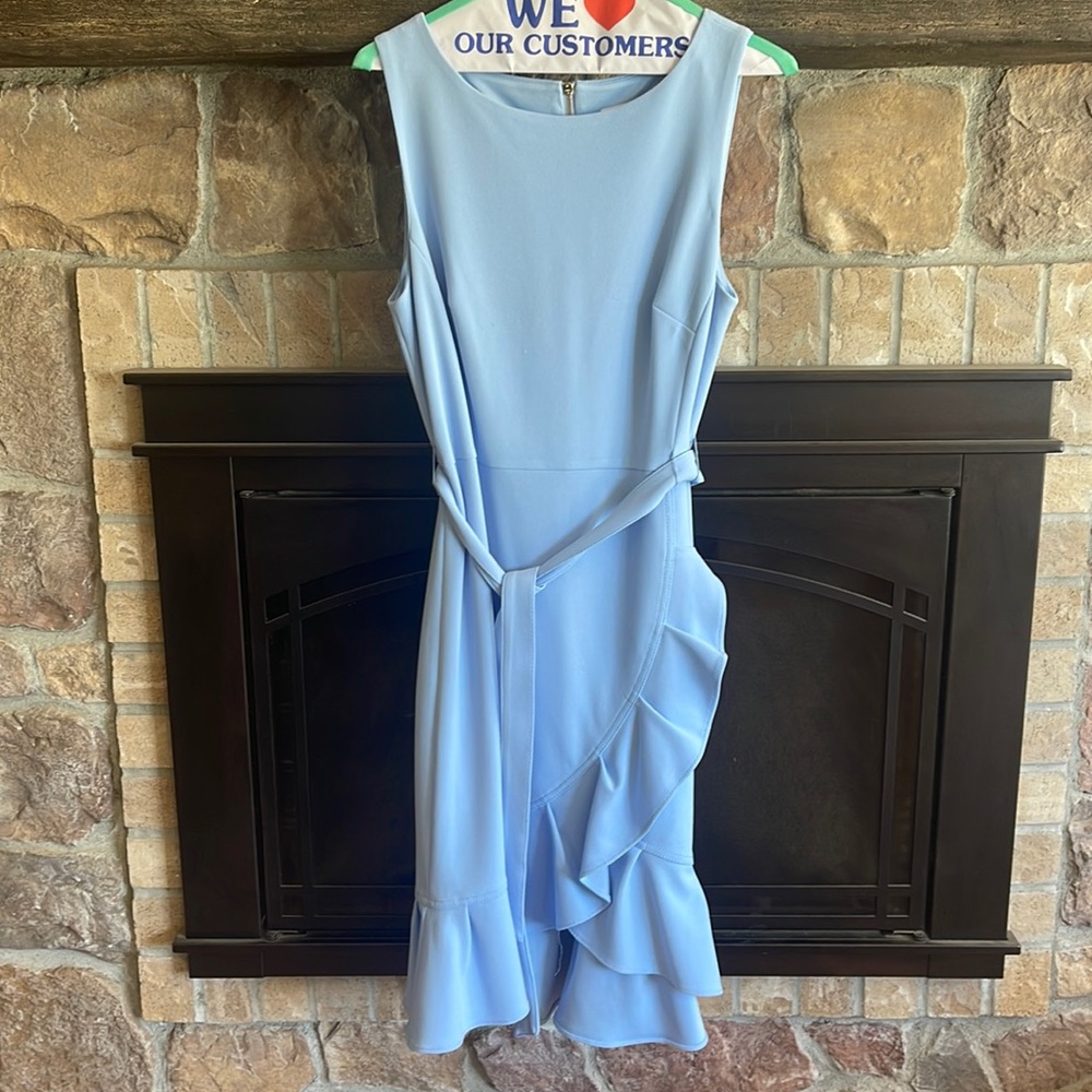 Baby blue dress